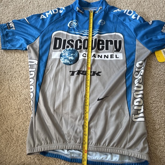 NWT Nike‎ Trek Large Pro Cycling Team Jersey Discovery Channel 2006 - Picture 4 of 9